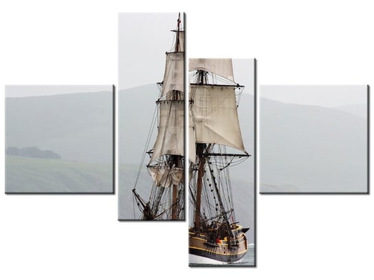 Obraz Lady Washington - Don McCullough, 4 elementy, 130x90 cm Oobrazy
