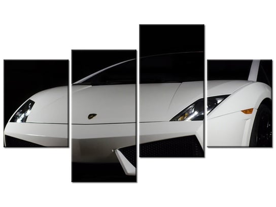 Obraz Lamborghini Gallardo - Brett Levin, 4 elementy, 120x70 cm Oobrazy