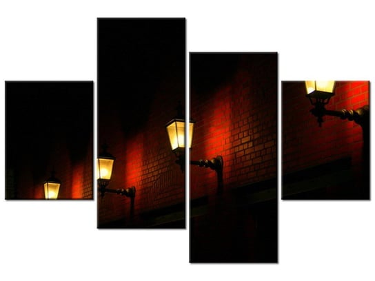 Obraz Lampy, 4 elementy, 120x80 cm Oobrazy