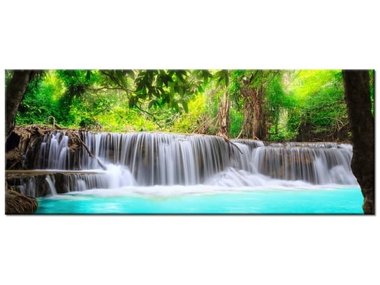 Obraz Lazurowy wodospad, 100x40 cm Oobrazy