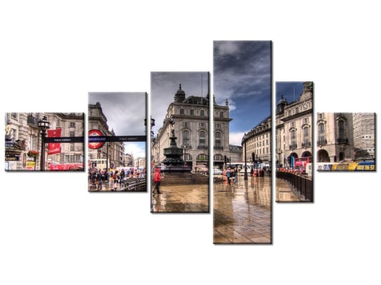 Obraz Londyn, 6 elementów, 180x100 cm Oobrazy