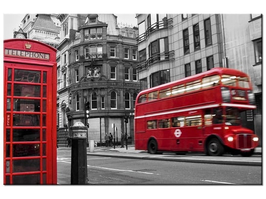 Obraz Londyn Budka Telefon UK, 30x20 cm Oobrazy