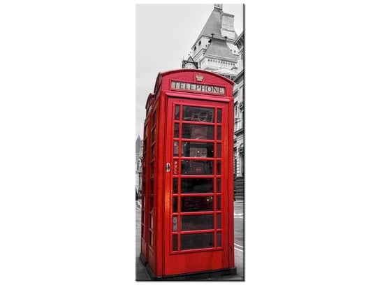 Obraz Londyn Budka Telefon UK, 40x100 cm Oobrazy