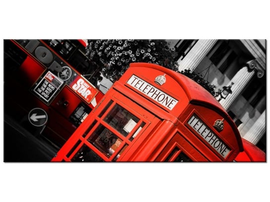 Obraz Londyńska budka telefoniczna, 115x55 cm Oobrazy