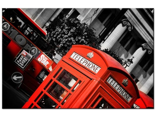 Obraz Londyńska budka telefoniczna, 120x80 cm Oobrazy