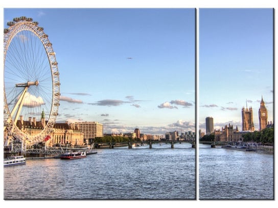 Obraz Londyńskie oko, 2 elementy, 70x50 cm Oobrazy