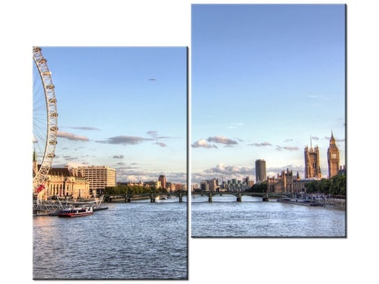 Obraz Londyńskie oko, 2 elementy, 80x70 cm Oobrazy