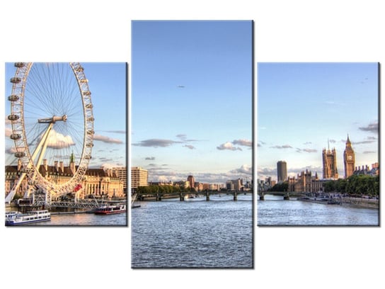 Obraz Londyńskie oko, 3 elementy, 90x60 cm Oobrazy