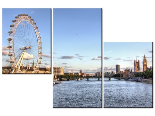 Obraz Londyńskie oko, 3 elementy, 90x60 cm Oobrazy