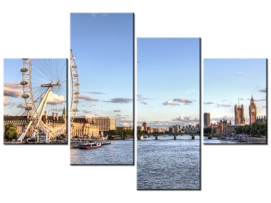Obraz Londyńskie oko, 4 elementy, 120x80 cm Oobrazy