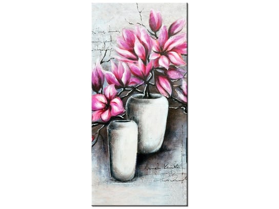 Obraz Magnolie w wazonach, 55x115 cm Oobrazy