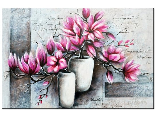 Obraz Magnolie w wazonach, 60x40 cm Oobrazy