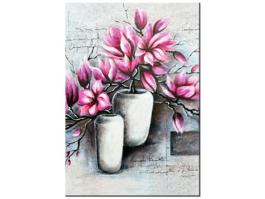 Obraz Magnolie w wazonach, 70x100 cm Oobrazy