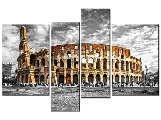 Obraz, Majestatyczne Koloseum, 4 elementy, 130x85 cm Oobrazy