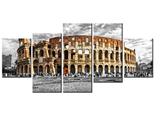 Obraz, Majestatyczne Koloseum, 5 elementów, 150x70 cm Oobrazy