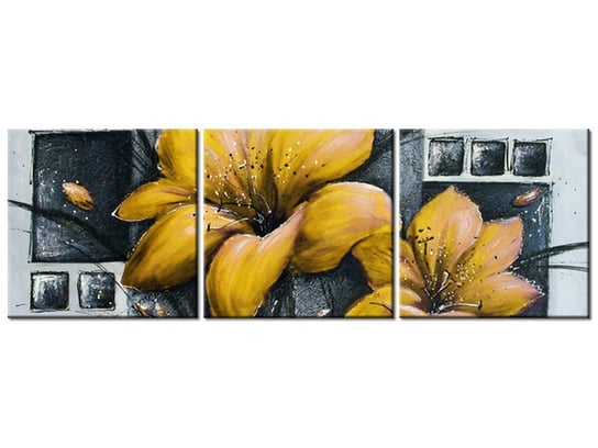 Obraz Makowy duet nr 3, 3 elementy, 150x50 cm Oobrazy