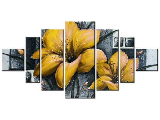 Obraz Makowy duet nr 3, 7 elementów, 200x100 cm Oobrazy