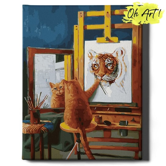 Obraz Malowanie Po Numerach 40X50 Cm / Artysta Kot / Oh Art! Oh Art!