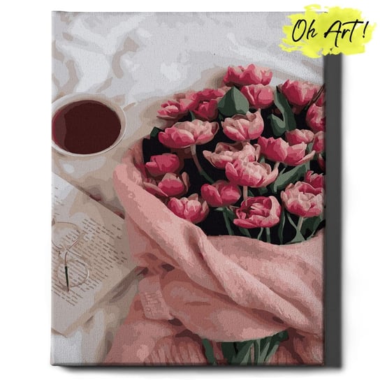 Obraz Malowanie Po Numerach 40X50 Cm / Bukiet Tulipanów / Oh Art! Oh Art!