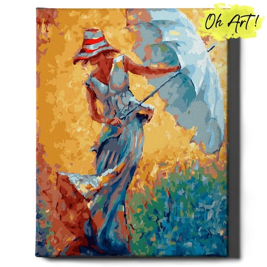 Obraz Malowanie Po Numerach 40X50 cm / Dziewczyna I Parasol / Oh Art! Oh Art!
