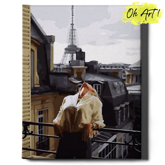 Obraz Malowanie Po Numerach 40X50 Cm / Dziewczyna Na Balkonie / Oh Art! Oh Art!