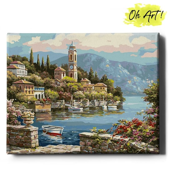 Obraz Malowanie Po Numerach 40X50 cm / Gdzieś We Włoszech / Oh Art! Oh Art!