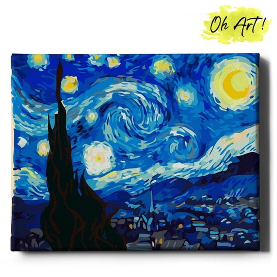 Obraz Malowanie Po Numerach 40X50 cm / Gwieździsta Noc / Oh Art! Oh Art!