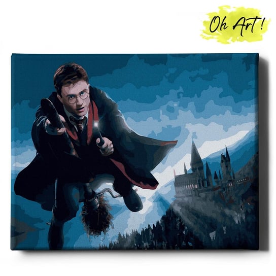 Obraz Malowanie Po Numerach 40X50 Cm / Harry Potter na miotle  / Oh Art! Oh Art!