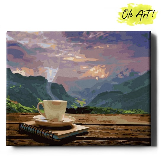 Obraz Malowanie Po Numerach 40X50 cm / Herbata W Górach / Oh Art! Oh Art!
