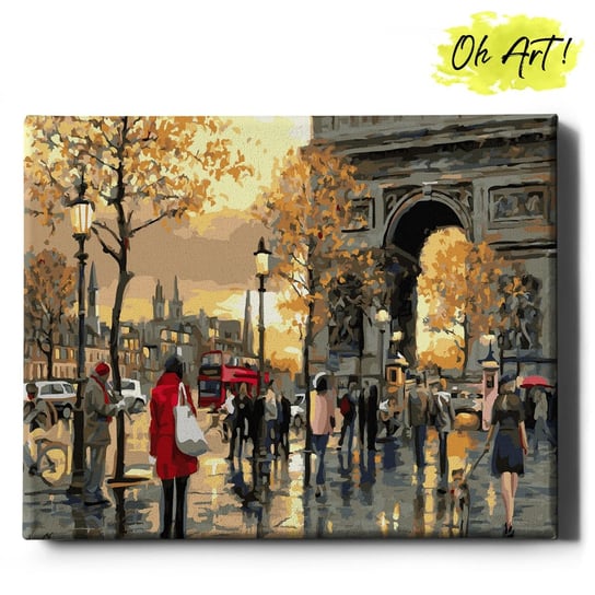 Obraz Malowanie Po Numerach 40X50 cm / Jesień W Paryżu / Oh Art! Oh Art!