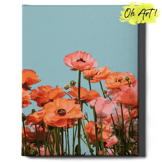 Obraz Malowanie Po Numerach 40X50 Cm / Letnie Kwiaty / Oh Art! Oh Art!