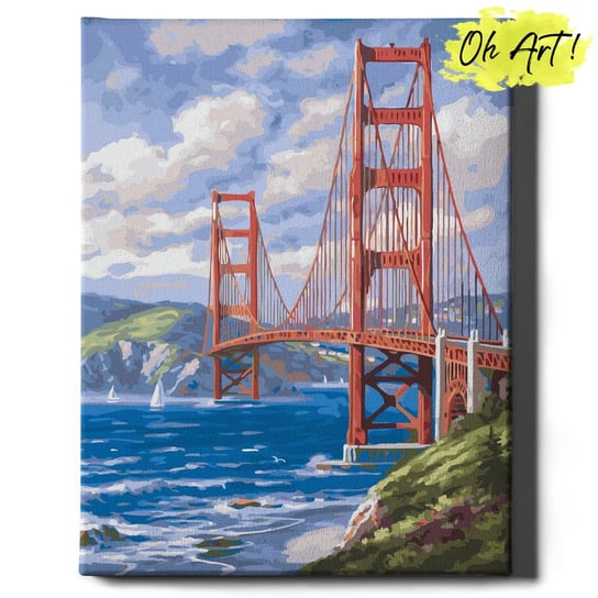 Obraz Malowanie Po Numerach 40X50 cm / Most W Kalifornii | Oh Art! Oh Art!