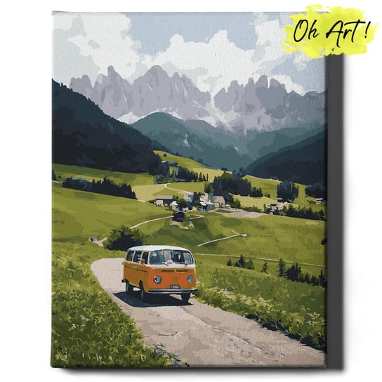 Obraz Malowanie Po Numerach 40X50 Cm / Podróż W Góry / Oh Art! Oh Art!