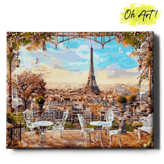 Obraz Malowanie Po Numerach 40X50 Cm / Restauracja W Paryżu / Oh Art! Oh Art!