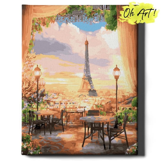 Obraz Malowanie Po Numerach 40X50 Cm / Spotkanie W Paryżu / Oh Art! Oh Art!