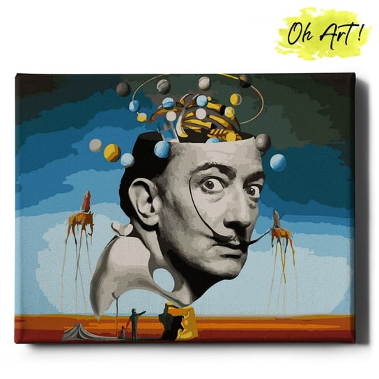 Obraz Malowanie Po Numerach 40X50 cm / Świat Salvadora Dali / Oh Art! Oh Art!