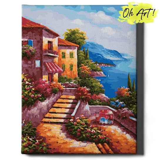 Obraz Malowanie Po Numerach 40X50 Cm / Uliczki Włoch / Oh Art! Oh Art!