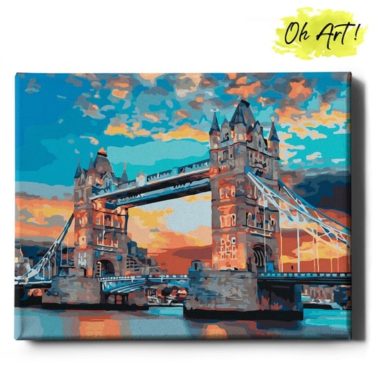 Obraz Malowanie Po Numerach 40X50 Cm / Wieczorny Londyn / Oh Art Oh Art!