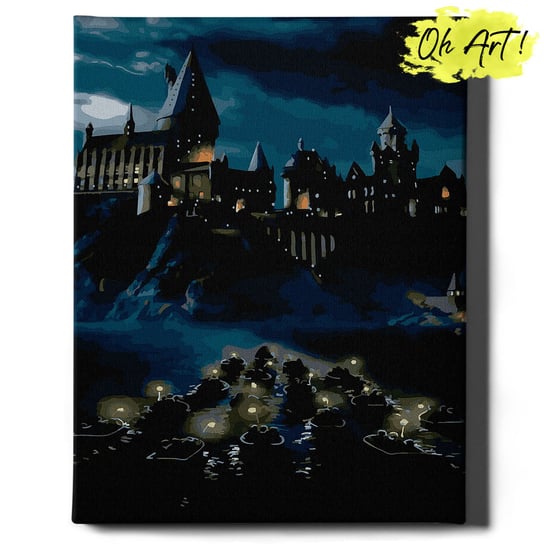 Obraz Malowanie po numerach NA RAMIE, 40x50, Hogwart | Oh Art! Oh Art!