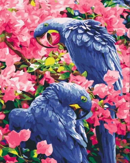 Obraz Malowanie po numerach, Ptaki w kwiatach Symag
