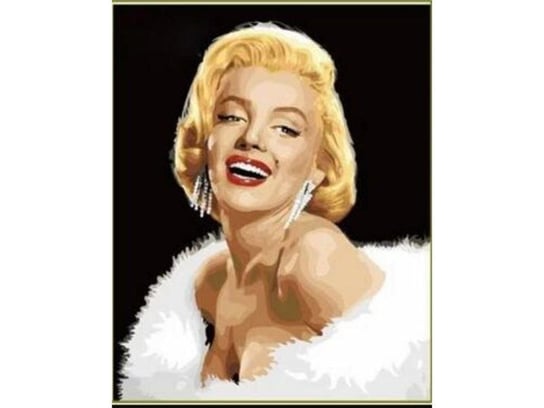 Obraz Malowanie Po Numerach Rama 40X50Cm Marilyn Monroe Zabawkowy Zawrót Głowy