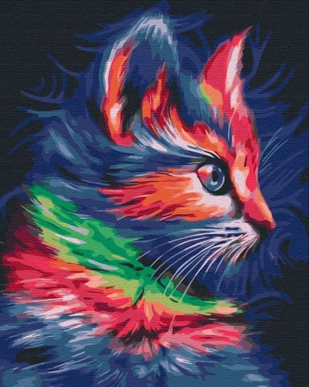 Obraz Malowanie po numerach, Sztuka kota Symag