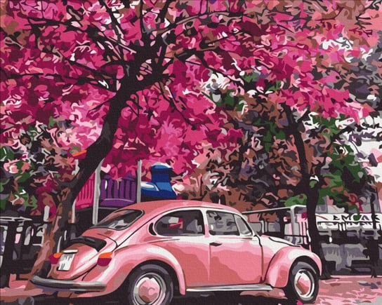 Obraz Malowanie po numerach, Wiosenny parking Symag