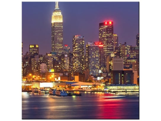 Obraz Manhattan at night, 30x30 cm Oobrazy