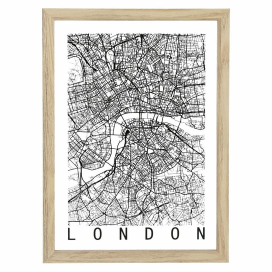 Obraz Mapa Londyn Intesi