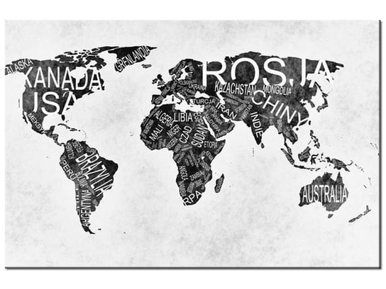 Obraz Mapa świata, 60x40 cm Oobrazy