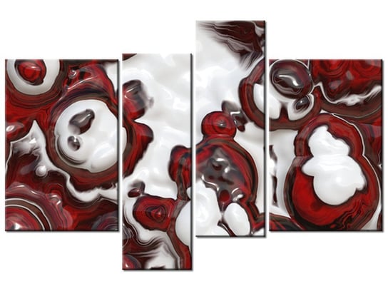 Obraz Marble Zaus, 4 elementy, 130x85 cm Oobrazy