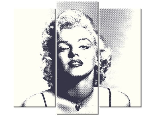 Obraz, Marilyn Monroe, 3 elementy, 90x80 cm Oobrazy