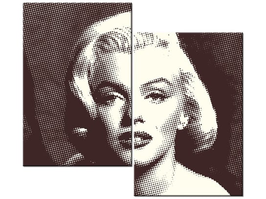 Obraz, Marilyn Monroe - Norma Jeane Mortenson, 2 elementy, 80x70 cm Oobrazy