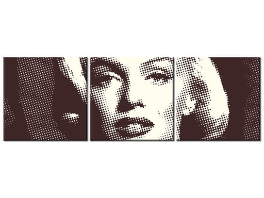Obraz, Marilyn Monroe - Norma Jeane Mortenson, 3 elementy, 90x30 cm Oobrazy